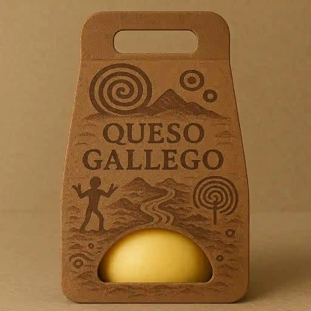 Queso gallego, proyecto de packaging alimentario