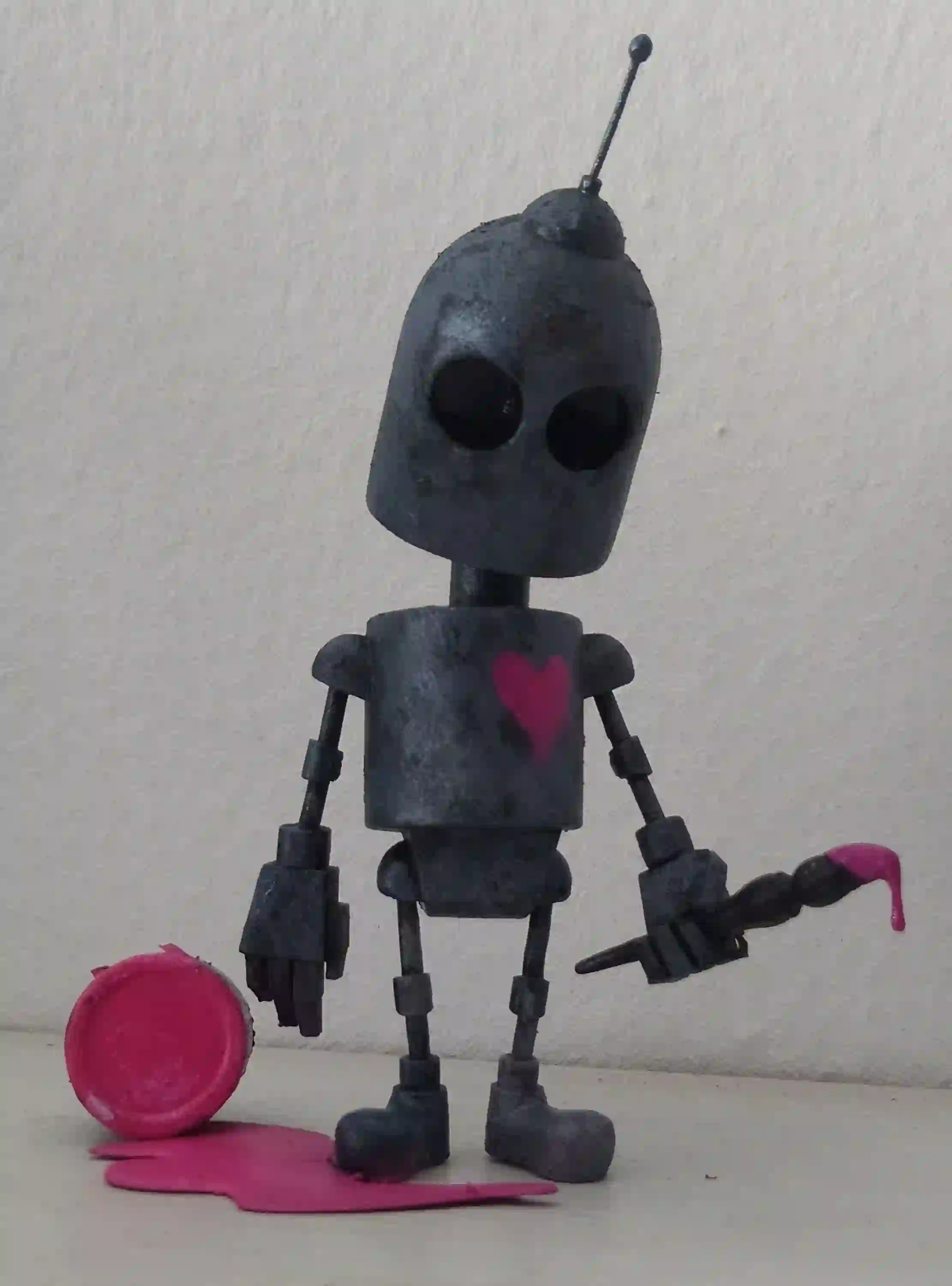 Robot Pintabot, proyecto de animación 3D