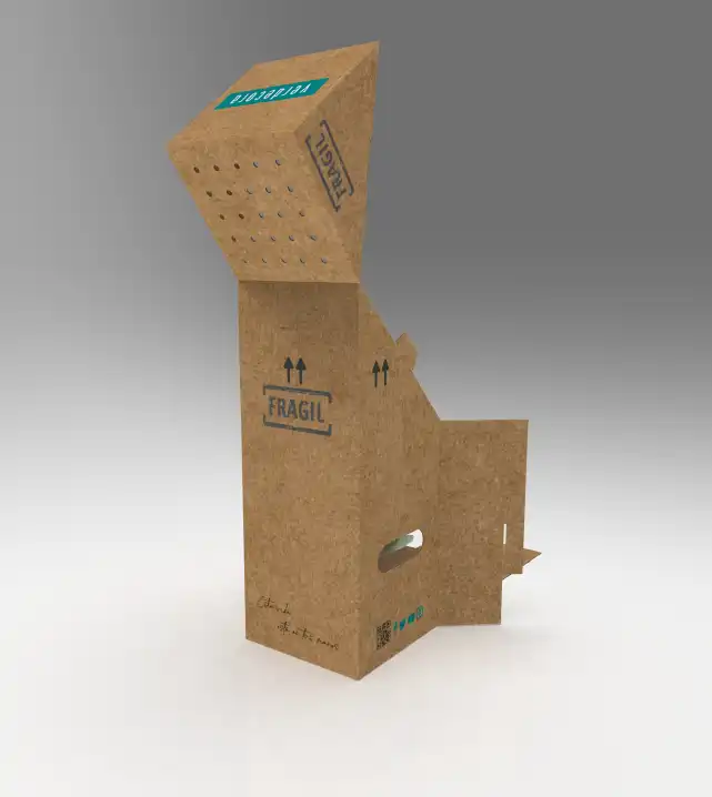 Caja con orquídea