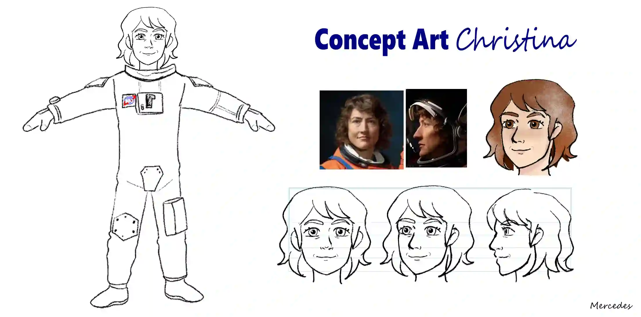 Concept art de Christina