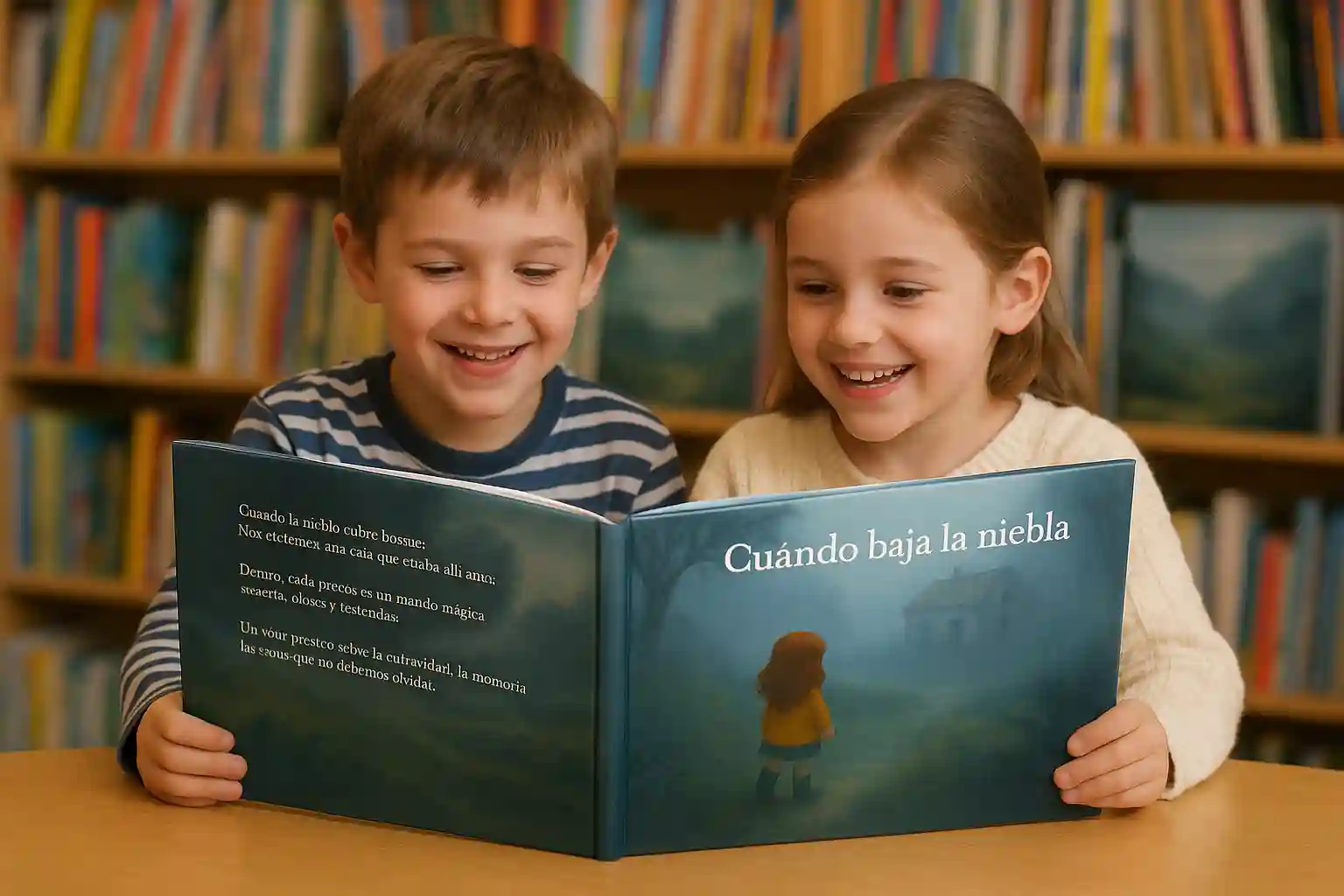 Niños leyendo